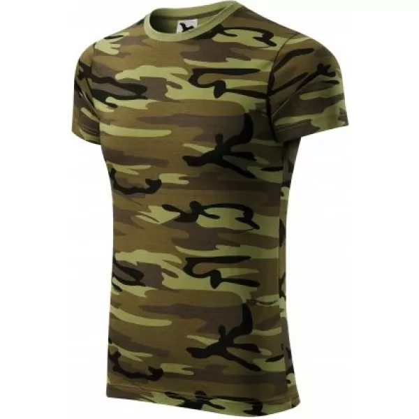  Pánské triko MALFINI CAMOUFLAGE 144 CAMOUFLAGE GREEN 