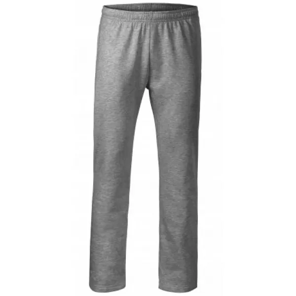  Pánské tepláky MALFINI COMFORT 607 TMAVĚ ŠEDÝ MELÍR 