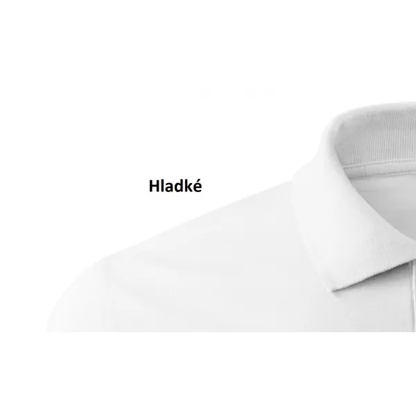  Pánské triko s límečkem MALFINI SINGLE J. 202 BÍLÁ 