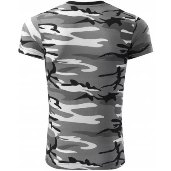 Pánské triko MALFINI CAMOUFLAGE 144 CAMOUFLAGE GRAY 