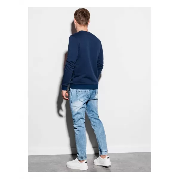  Pánská mikina OMBRE AB1045 NAVY 