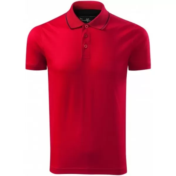  Pánské triko s límečkem MALFINI PREMIUM GRAND 259 FORMULA RED 