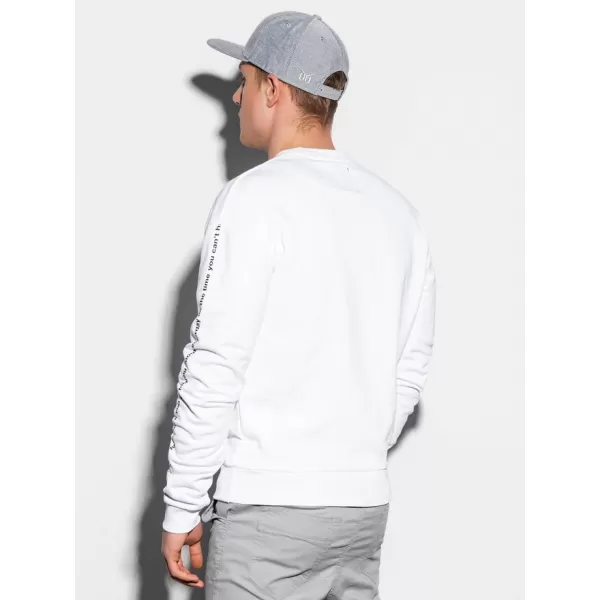  Pánská mikina OMBRE AB1046 WHITE 