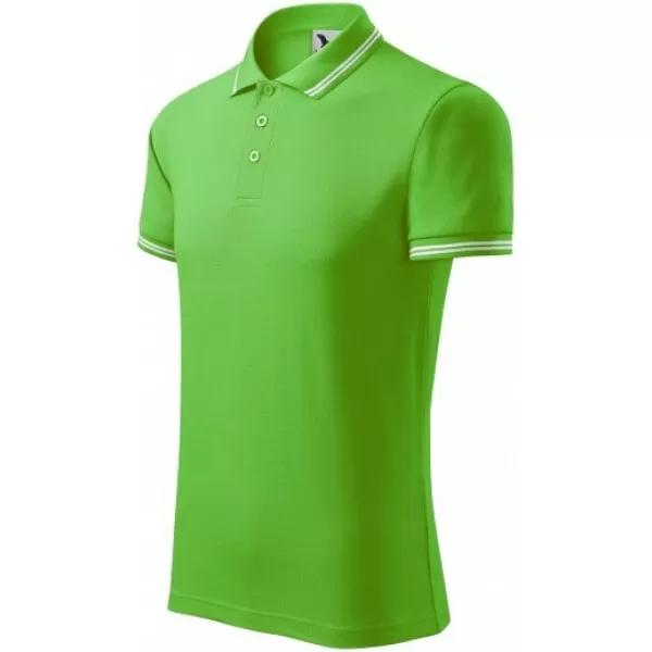  Pánské triko s límečkem MALFINI URBAN 219 APPLE GREEN 