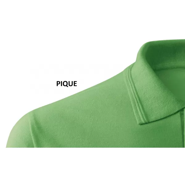  Dámské triko s límečkem MALFINI PIQUE POLO 210 TRÁVOVĚ ZELENÁ 