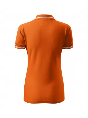 Dámské triko s límečkem MALFINI URBAN 220 ORANŽOVÁ