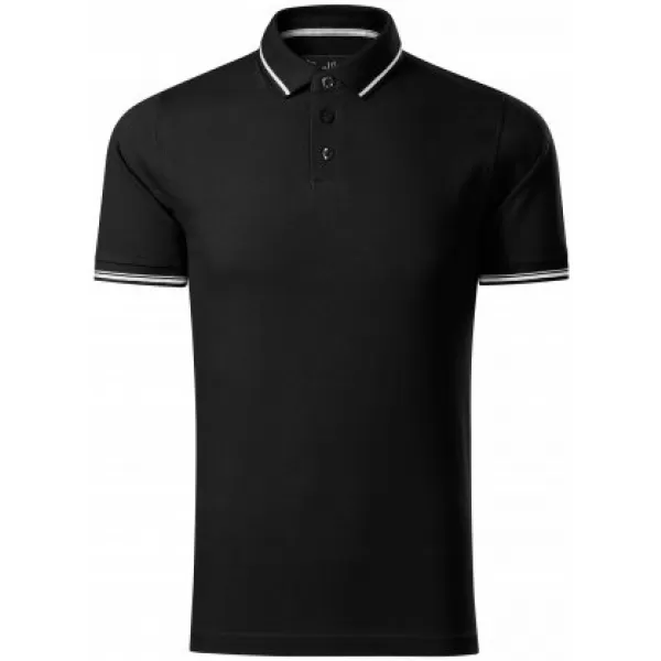  Pánské triko s límečkem MALFINI PREMIUM PERFECTION PLAIN 251 ČERNÁ 