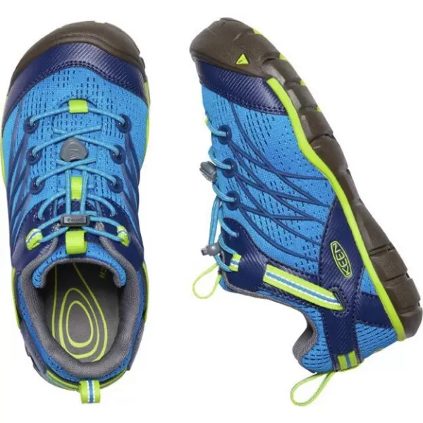  Dětské boty KEEN CHANDLER CNX Y BRILLIANT BLUE/BLUE DEPTHS 