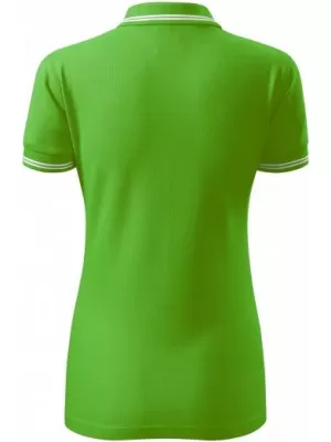 Dámské triko s límečkem MALFINI URBAN 220 APPLE GREEN