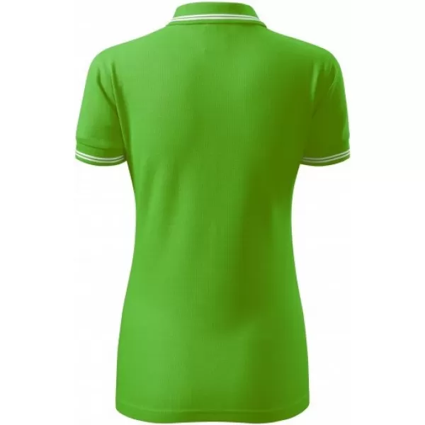  Dámské triko s límečkem MALFINI URBAN 220 APPLE GREEN 