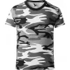 Dětské triko MALFINI CAMOUFLAGE 149 CAMOUFLAGE GRAY
