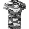 Pánské triko MALFINI CAMOUFLAGE 144 CAMOUFLAGE GRAY