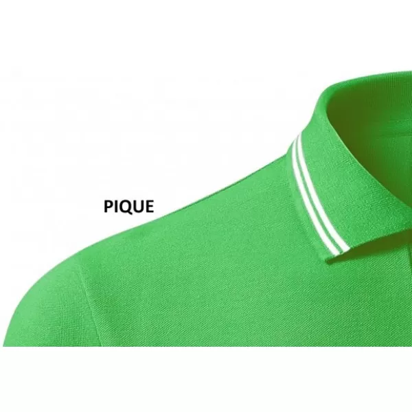  Dámské triko s límečkem MALFINI URBAN 220 APPLE GREEN 