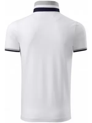 Pánské triko s límečkem MALFINI PREMIUM COLLAR UP 256 BÍLÁ