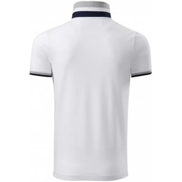  Pánské triko s límečkem MALFINI PREMIUM COLLAR UP 256 BÍLÁ 