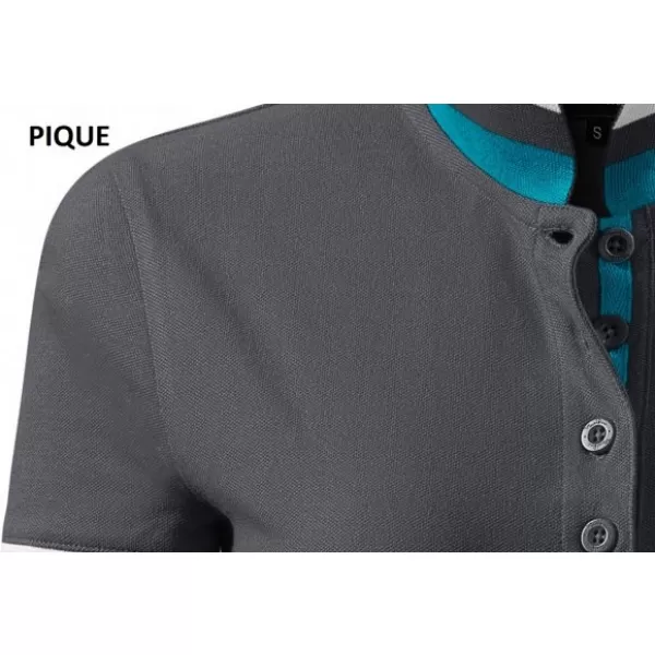  Pánské triko s límečkem MALFINI PREMIUM COLLAR UP 256 LIGHT ANTHRACITE 