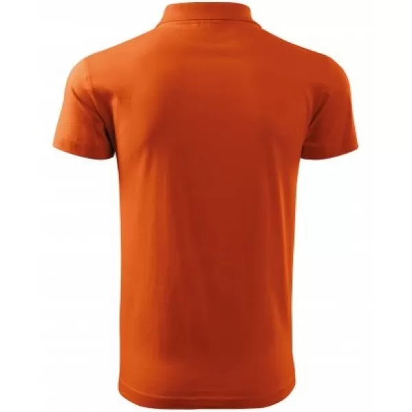  Pánské triko s límečkem MALFINI SINGLE J. 202 ORANŽOVÁ 