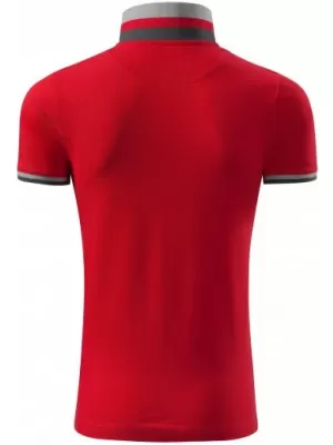 Pánské triko s límečkem MALFINI PREMIUM COLLAR UP 256 FORMULA RED