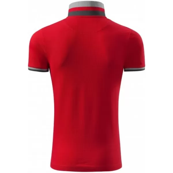  Pánské triko s límečkem MALFINI PREMIUM COLLAR UP 256 FORMULA RED 
