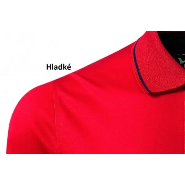  Pánské triko s límečkem MALFINI PREMIUM GRAND 259 FORMULA RED 