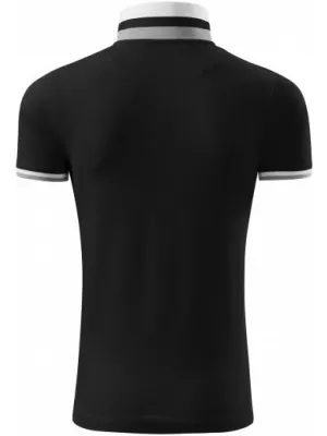 Pánské triko s límečkem MALFINI PREMIUM COLLAR UP 256 ČERNÁ