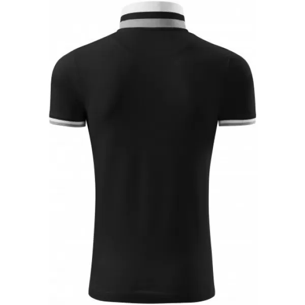  Pánské triko s límečkem MALFINI PREMIUM COLLAR UP 256 ČERNÁ 