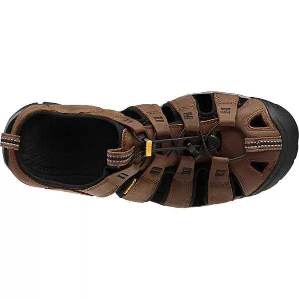  Pánské sandále KEEN CLEARWATER CNX LEATHER M DARK EARTH/BLACK 