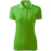 Dámské triko s límečkem MALFINI URBAN 220 APPLE GREEN