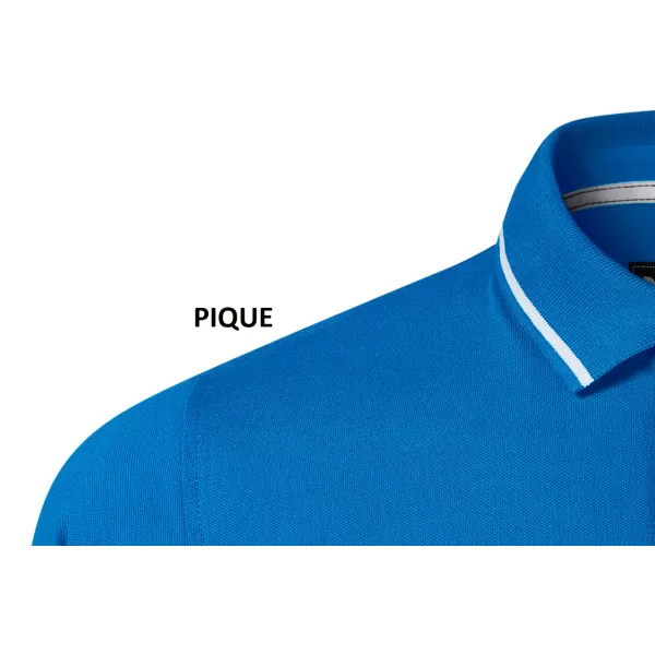  Pánské triko s límečkem MALFINI PREMIUM PERFECTION PLAIN 251 SNORKEL BLUE 