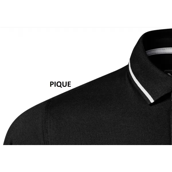  Pánské triko s límečkem MALFINI PREMIUM PERFECTION PLAIN 251 ČERNÁ 