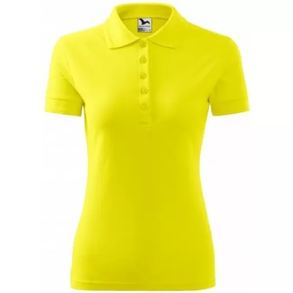 Dámské triko s límečkem MALFINI PIQUE POLO 210 CITRONOVÁ 