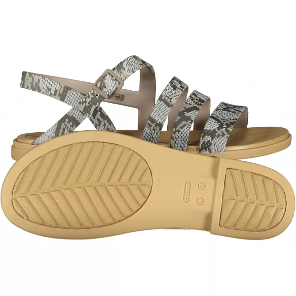 Dámské sandále CROCS TULUM SANDAL W 206107-15W MUSHROOM/STUCCO 