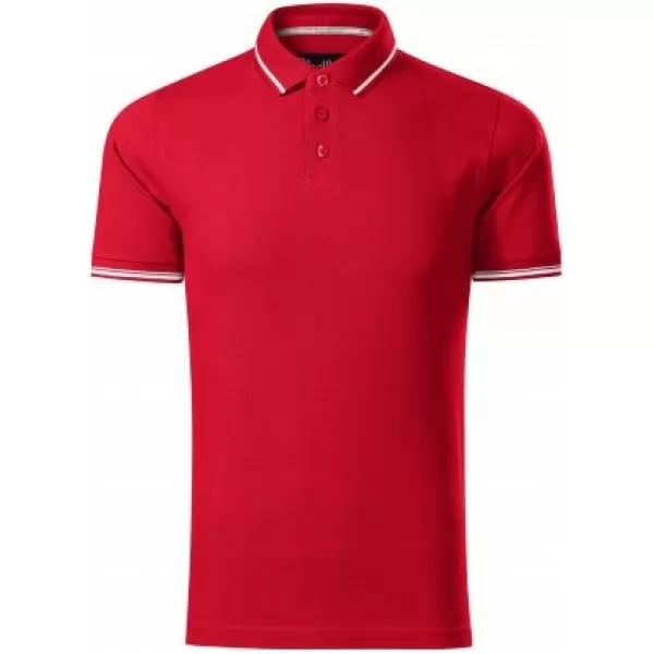  Pánské triko s límečkem MALFINI PREMIUM PERFECTION PLAIN 251 FORMULA RED 