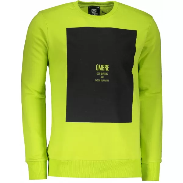  Pánská mikina OMBRE AB1045 GREEN 