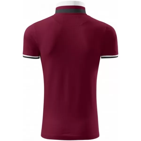  Pánské triko s límečkem MALFINI PREMIUM COLLAR UP 256 GARNET 