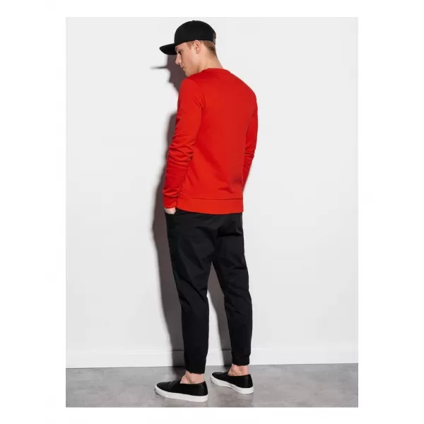  Pánská mikina OMBRE AB1045 RED 