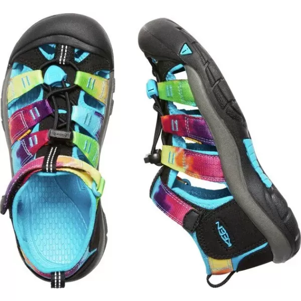  Dětské sandále KEEN NEWPORT H2 JR RAINBOW TIE DYE 