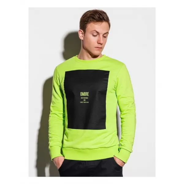  Pánská mikina OMBRE AB1045 GREEN 