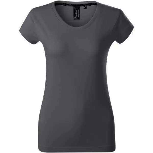  Dámské triko s krátkým rukávem MALFINI PREMIUM EXCLUSIVE 154 LIGHT ANTHRACITE 