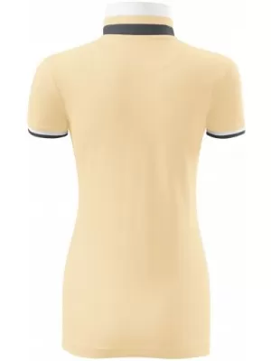 Dámské triko s límečkem MALFINI PREMIUM COLLAR UP 257 BOURBON VANILLA