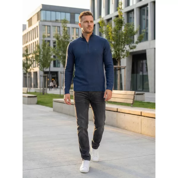 Pánský svetr ALTISPORT BASEK MPLS094 TMAVĚ MODRÁ 