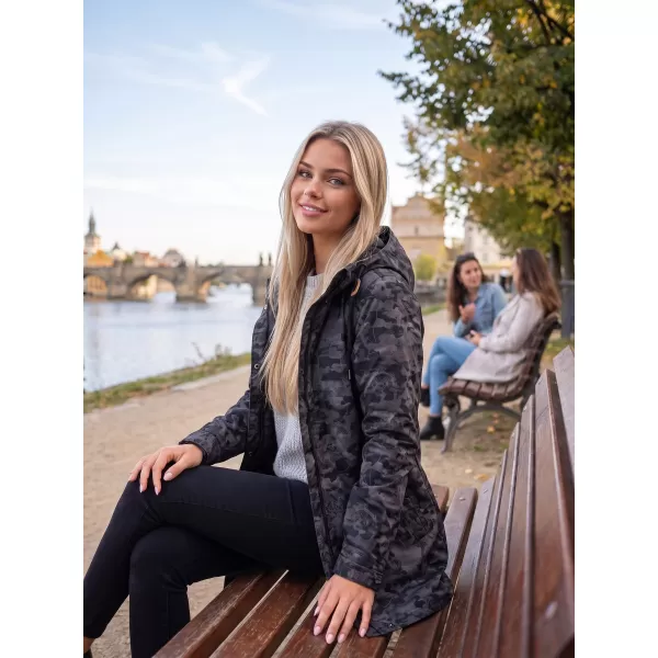  Dámský kabát ALTISPORT SEBLA LCTS142 ČERNÁ 