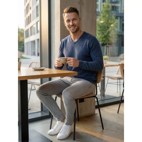  Pánský svetr ALTISPORT NIEREM MPLS095 TMAVĚ MODRÁ 
