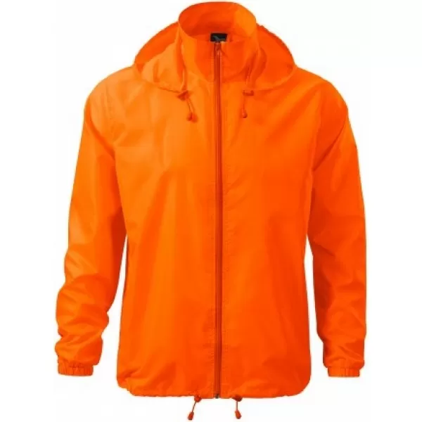  Pánská bunda MALFINI WINDY 524 NEON ORANGE 