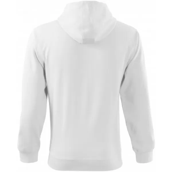  Pánská mikina MALFINI TRENDY ZIPPER 410 BÍLÁ 