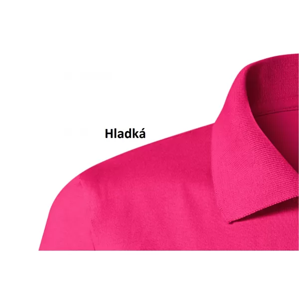  Dámské triko s límečkem MALFINI SINGLE J. 223 PURPUROVÁ 