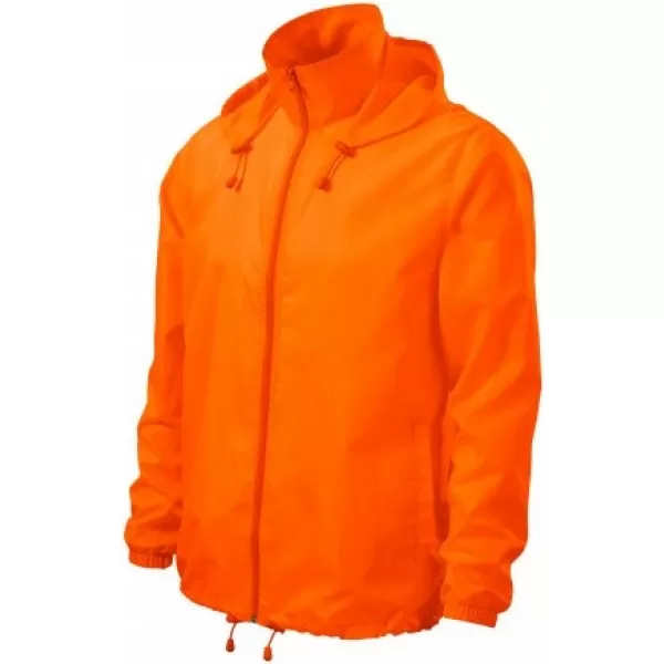  Pánská bunda MALFINI WINDY 524 NEON ORANGE 