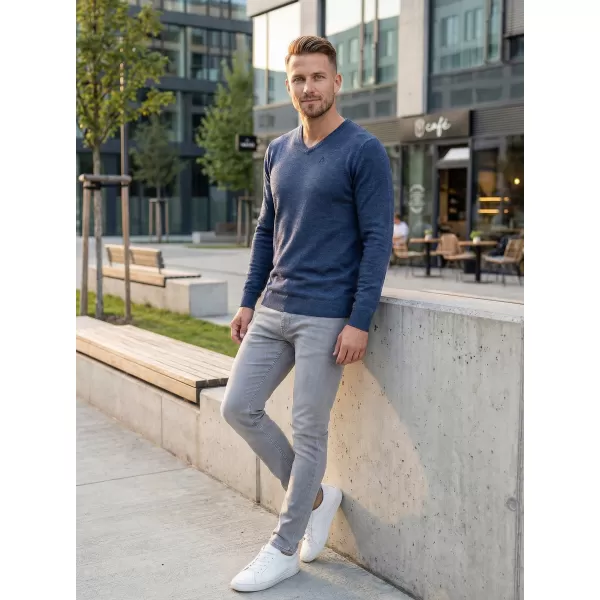  Pánský svetr ALTISPORT NIEREM MPLS095 TMAVĚ MODRÁ 