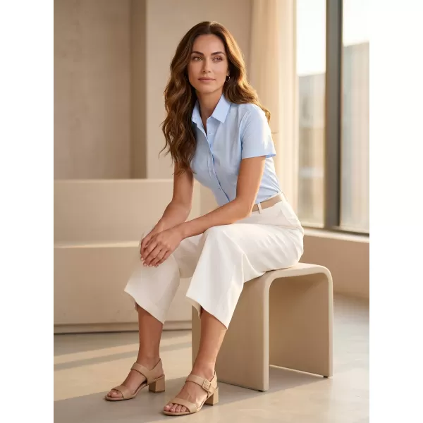 Dámská košile s krátkým rukávem MALFINI PREMIUM FLASH 261 LIGHT BLUE 