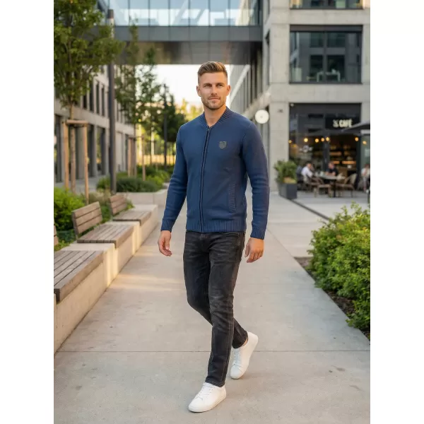  Pánský svetr ALTISPORT ZINAJ MPLS093 TMAVĚ MODRÁ 